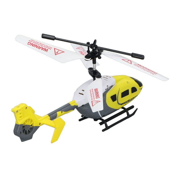 Helicóptero De Control Remoto, Juguete De Helicóptero RC De Vuelo Estable Recargable Anticolisión De 2,5 Canales Con Luces Para Juego Diario