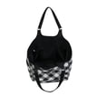 thumbnail image 5 of Everything Mary Yarn Storage and Transport Tote, Buffalo Check Polyester with 6 Pockets, 5 of 7