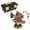 Lantern Fish, variant on Lantern Fish Model Kit with LED Lights, 3D Metal Puzzle for Adults, DIY Steampunk Anglerfish, 700+ PCS, 7-Color Light, Articulated Jaw, Desk Decor & Holiday Gift