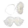 thumbnail image 2 of Alas y diademas para muñecas DIY, adorables adornos para disfraz de muñeca, accesorios para vestir Blanco, 2 of 9