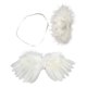 thumbnail image 2 of Alas y diademas para muñecas Accesorios para muñecas Decorativo Disfraz Pluma Ala de ángel Blanco, 2 of 9