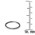 thumbnail image 3 of Dazzlingrock Collection 0.15 Carat (ctw) Black Rhodium Plated 10k Round Diamond Anniversary Stackable Ring, White Gold, Size 5, 3 of 3