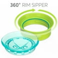 thumbnail image 5 of Chicco 360° Spoutless Rim Trainer Sippy Cup 9m+ in Green, New, 5 of 8