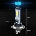 thumbnail image 4 of 2pcs Upgraded H7 Led Bulbs, Ultra Bright, 6000k Cool White, Led Bulbs, 4 of 4