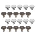 thumbnail image 1 of Houderco 20Ud Botones Desmontables Para Ajustables De Aleación Color Plata, 1 of 8
