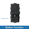 thumbnail image 3 of Interruptor de ventana eléctrica frontal Unique Bargains para Chevrolet Silverado 1500 2500 3500 HD No. 22895545, 3 of 7