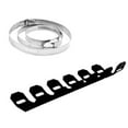 thumbnail image 1 of Almencla 25cm Motorcycle Exhaust Muffler Pipe Leg Protector Heat Cover (Black), 1 of 8