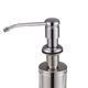 thumbnail image 1 of Bomba dispensadora de jabón de 300 ml con instalación de cubierta para fregadero de cocina, cuerpo de acero inoxidable, 1 of 4
