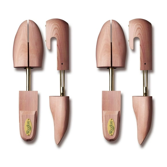 Allen Edmonds Woodlore Shoe Trees for Men 2-Pack Men's Combination Aromatic Red Cedar Shoe Trees (for Two Pairs of Shoes) Made in The USA (XX-Large / 15-16, Cedar)