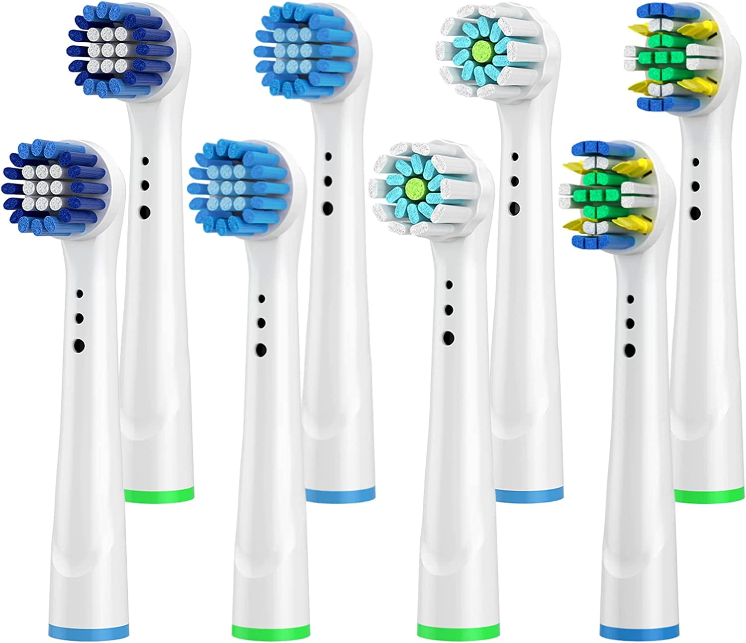 10 Pack Oral B Replacement Heads, for Gum Health Improvement and Plaque