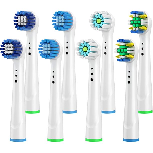 10 Pack Oral B Replacement Heads, for Gum Health Improvement and Plaque