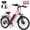 Pink, variant on VARUN Electric Bike, 24" EBike with 750W Peak Motor, 48V 374.4Wh Removable Battery, 20+MPH, 7-Speed Gears, Includes Bike Pump, Phone Holder & Bike Lock - Commuter E-Bike for Men & Women, UL2849