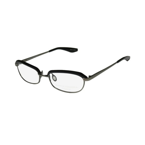 NEW BARTON PERREIRA MYRA WOMENS/LADIES CAT EYE FULL-RIM TITANIUM BLACK / PEWTER CAT EYE TITANIUM CLASSY IN STYLE FRAME DEMO LENSES 51-17-135 EYEGLASSES/GLASSES