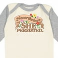 thumbnail image 4 of Inktastic Nevertheless, She Persisted Boys or Girls Long Sleeve Baby Bodysuit, 4 of 5