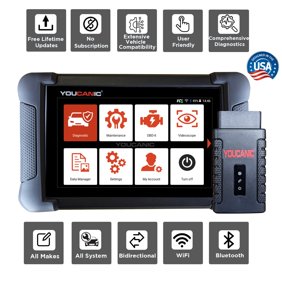 YOUCANIC UCAN-II-D Pro OBD2 Scanner &ndash; Full System Diagnostics for Cars, SUVs & Light Trucks with Bi-Directional Tests & Service Functions