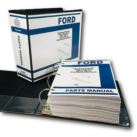 Ford 7810-7910 8210 8530 8630 8730 8830 Tractor Parts Assembly Manual Catalog