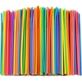 thumbnail image 1 of Popotes de Plástico Flexibles y Reutilizables para Fiestas, Pajitas de Colores para Bebidas y Decoraciones, 1 of 4