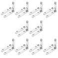 thumbnail image 1 of 20pcs Zinc Alloy 90 Degree Hinges Spring Hinges for Wooden Box Jewelry Case, 1 of 6