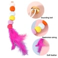 thumbnail image 3 of 3 uds varita para gato, suplemento de juguete, cabezal de repuesto, juguete interactivo para gato, bola de pelo y pluma, 3 of 5