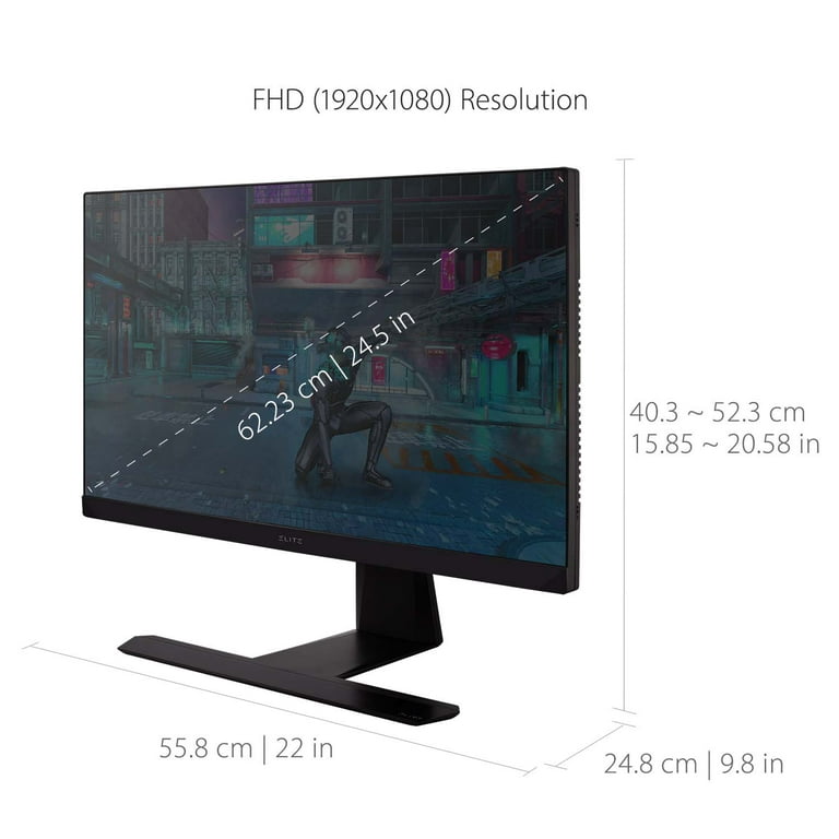 ViewSonic ELITE XG251G 25 Inch 1080p 1ms 360Hz IPS Gaming Monitor with  GSYNC, HDR400, RGB Lighting, NVIDIA Reflex, and Advanced Ergonomics for  Esports 