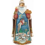 G. Debrekht 241130 Woodcarving Christmas Goose 14 inch - Woodcarved Santa