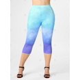 thumbnail image 2 of Leggings Talla Extra Estampado Galaxia Rosegal Leggings de talla grande, 2 of 5