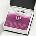thumbnail image 3 of Inspirational Message for Nurse Forever Necklace w Message Card, 3 of 20