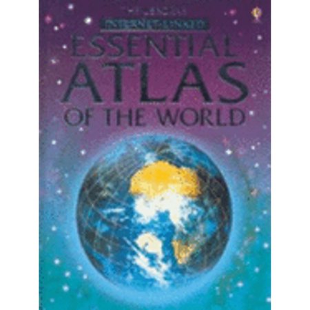 Pre-Owned Usborne Internet-Linked Essential Atlas of the World (Hardcover) 0746058519 9780746058510