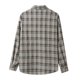 thumbnail image 2 of Camisa De Botones Para Hombre Camisa de manga larga a cuadros con botones y bolsillo holgado informal a la moda para hombre (Grey, 4XL), 2 of 7