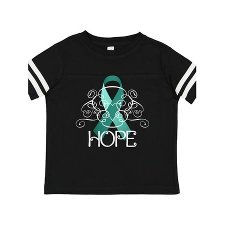 

Inktastic Hope-Ovarian Cancer Awareness Gift Toddler Boy or Toddler Girl T-Shirt