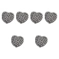 thumbnail image 4 of 6 gemelos para mujer con diamantes de imitación de 18 mm, regalo de joyería clásica. Negro, 4 of 9