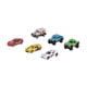 thumbnail image 1 of Juego de modelos de automóviles de aleación, 6 piezas de automóviles de juguete de metal fundido a presión de aleación, vehículos urbanos y minijuego de carreras creados magistralmente, 1 of 14