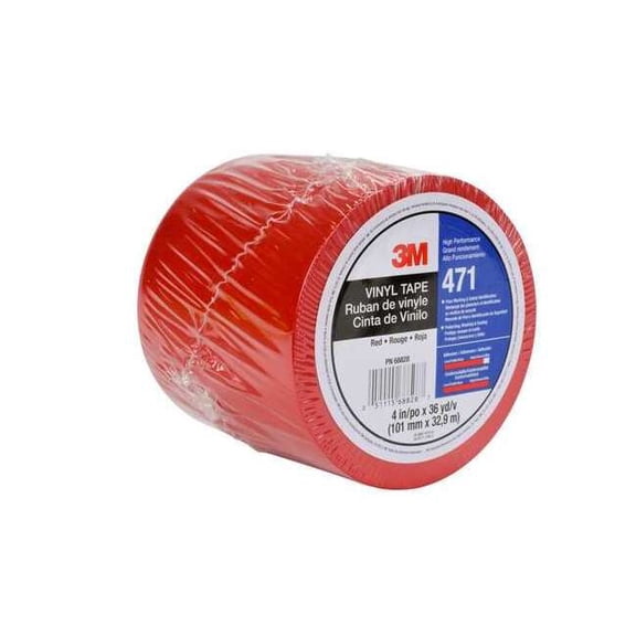 3m Floor Tape,Red,4 inx108 ft,Roll 471