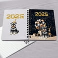 thumbnail image 4 of Happy New Year Schnauzer Welcome 2025 Balloon Firework Party Spiral Bound Journal Miniature Schnauzer Dog Lover 5x7in Spiral Notebook - 01014, 4 of 5