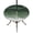 Sage Green, variant on Round Outdoor Tablecloth with Umbrella Hole and Zipper, Teal Ocean Tablecloth with Elastic Waterproof, Coastal Sea Moire Waves Abstract Ombre Art Patio Table Covers for 31" - 35" Picnic Pool Tables