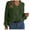 Green-Sweater, variant on Womens Lantern Long Sleeve Sweater Hollow Out Button Up V Neck Jumper Oversized Chunky Sweaters Fall Casual Jumpers