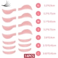 thumbnail image 2 of 7 Pairs Lash Lift Shields, Silicon Lash Lift Pads for Eyelash Perm, Glueless Eyelid Shaped Cruelty Free Pads for Lower and Upper Eyelashes, Reusable Eye Patches & Lash Lift Pink Tool for DIY at Home, 2 of 7