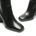 thumbnail image 4 of BURUDANI Women Gogo Knee-High Square-Toe Chunky-Heel Boots with Side Zip, 4 of 8