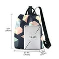 thumbnail image 3 of FORMRS Women's Travel Backpack Purse Anti-Theft Hidden Pockets Casual Shoulder Bag, Black Cubes, 3 of 7