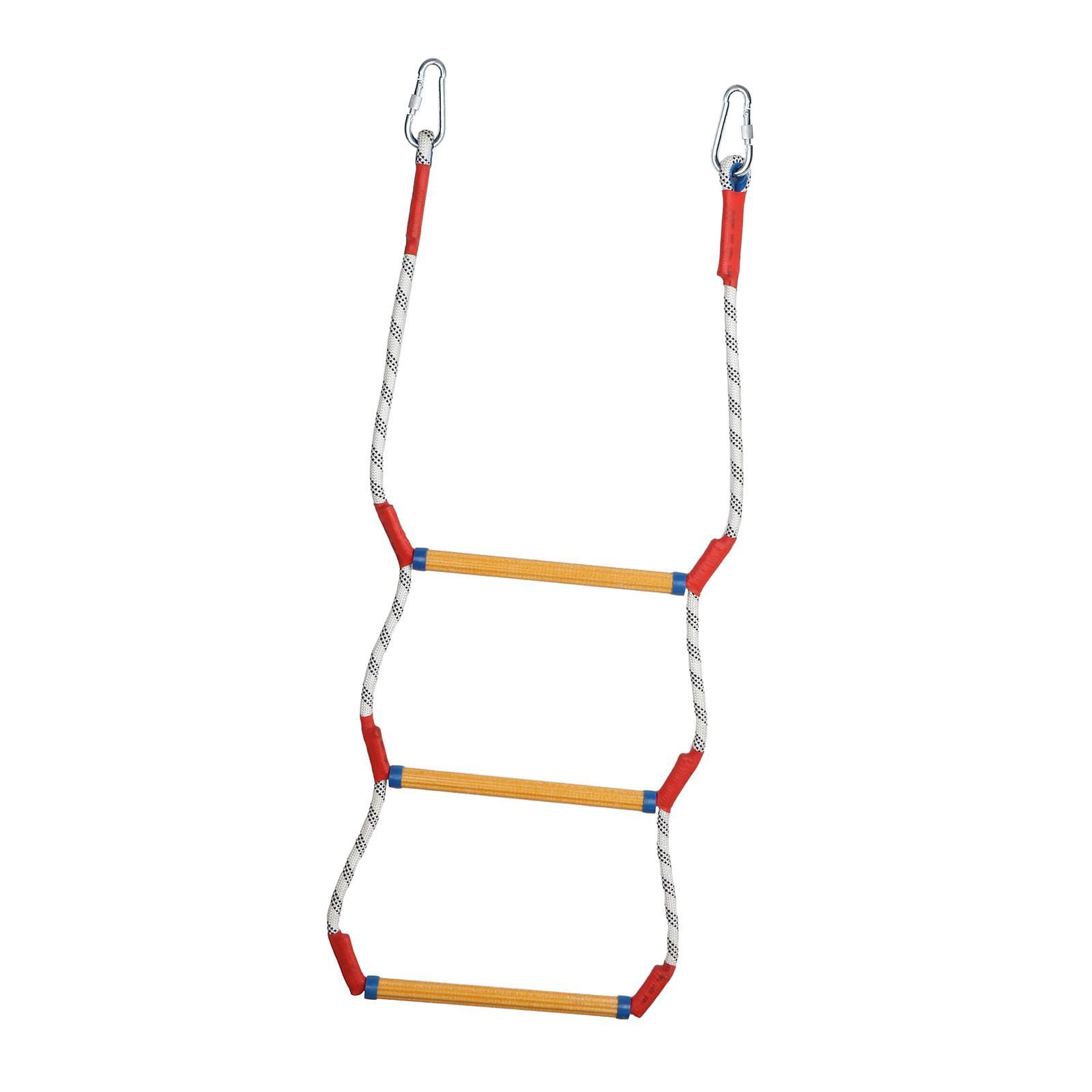 GARENDE Boat Rope Ladder Boarding Ladder Marine Rope Ladder for Canoeing Kayak Yacht Three Tire