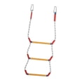 thumbnail image 2 of S SERENABLE Boat Rope Ladder Boarding Ladder Marine Rope Ladder for Canoeing Kayak Yacht Three Tire, 2 of 9