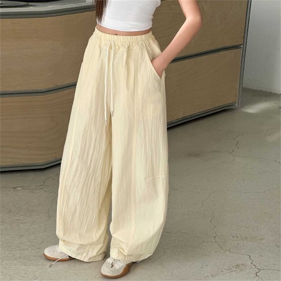 Girls Wide Leg Casual Pants Loose Fit Comfortable Trousers For Big Kids And Soft Everyday Wear Tween Kids Summer Soft Comfy Cute Basic Pants