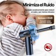 thumbnail image 3 of Aspiradora de Mano & Plumero de Aire, 2en1 Aspiradora Inal&aacute;mbrica de 3 Velocidades con Bater&iacute;a Recargable de 6000mAh, 50000RPM Aire Comprimido con Luz LED, Para Limpiar Compu, 3 of 8