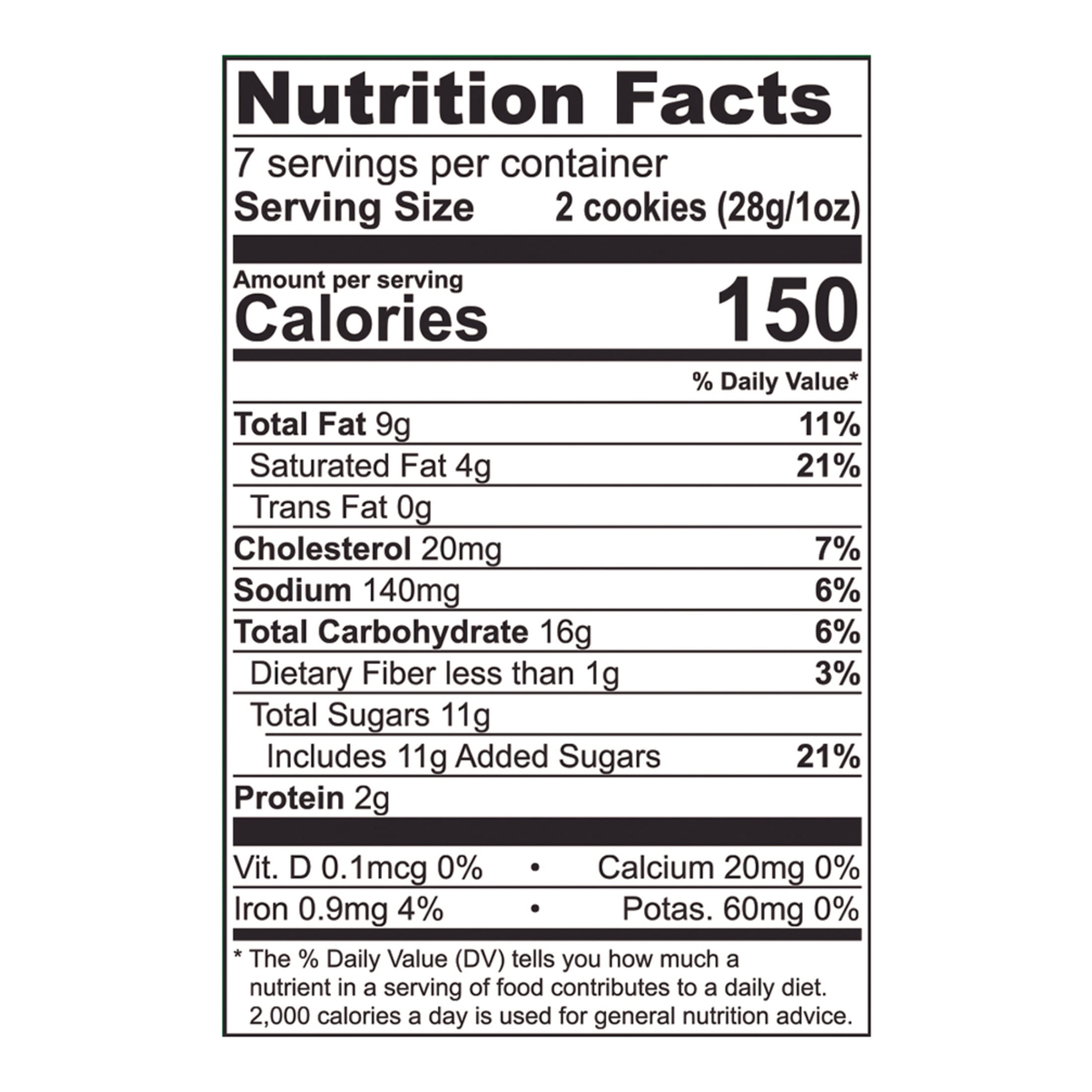 (3 pack) Tate's Bake Shop Walnut Chocolate Chip Cookies, 7 oz