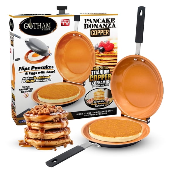 Gotham Steel Double Pan – Sartén Antiadherente de Cobre