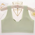 thumbnail image 7 of Women's Front Closure Wireless Bra Seamless Comfort Support Daily Wear Soft Fixed Cup T-Shirt Bra, 7 of 7