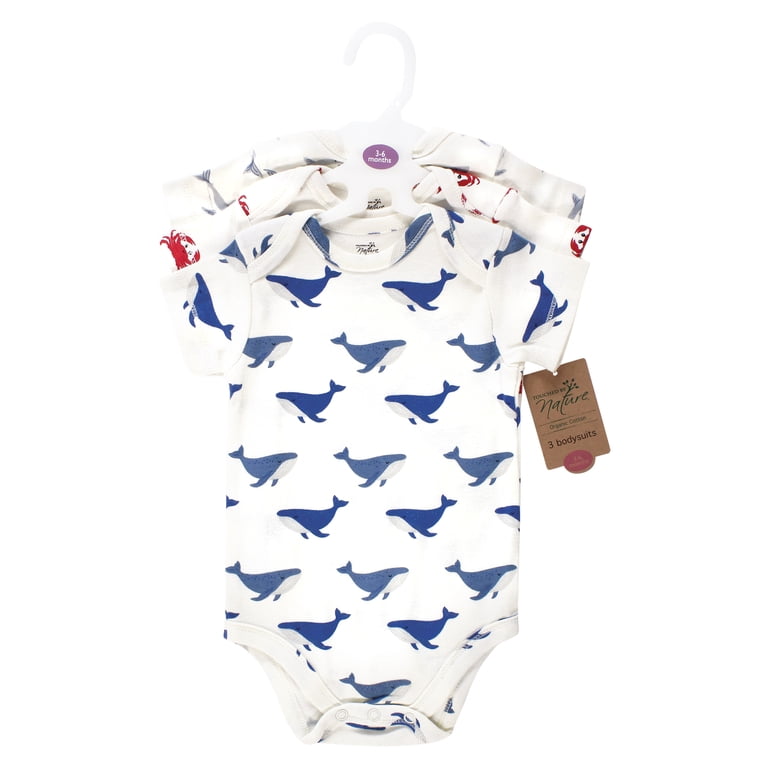 Touched by Nature Organic Cotton Bodysuits, 3-Pack photo 2