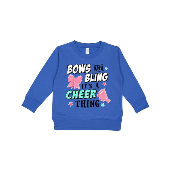 Inktastic Bows and Bling Its a Cheerleading Thing Toddler Sweatshirt