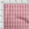 thumbnail image 1 of oneOone Cotton Poplin Medium Pink Fabric Stripe & Women Face Quilting Supplies Print Sewing Fabric By The Yard 42 Inch Wide, 1 of 4