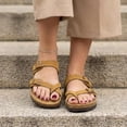 thumbnail image 2 of Cushionaire Luna Cork Footbed Sandals for Women – Comfortable Slip-On Women's Shoes with Genuine Suede Footbed & Arch Support | Slides for Women, 2 of 18